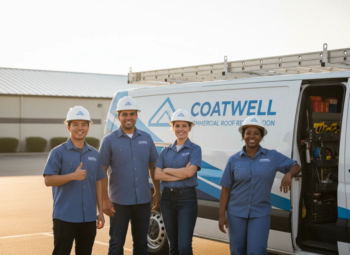 Commercial roof coating company in Knoxville, IL